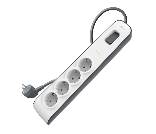 BELKIN Listwa zasilająca przeciwprzepięciowa 525J, 4 gniazda - 1330418 - zdjęcie 3